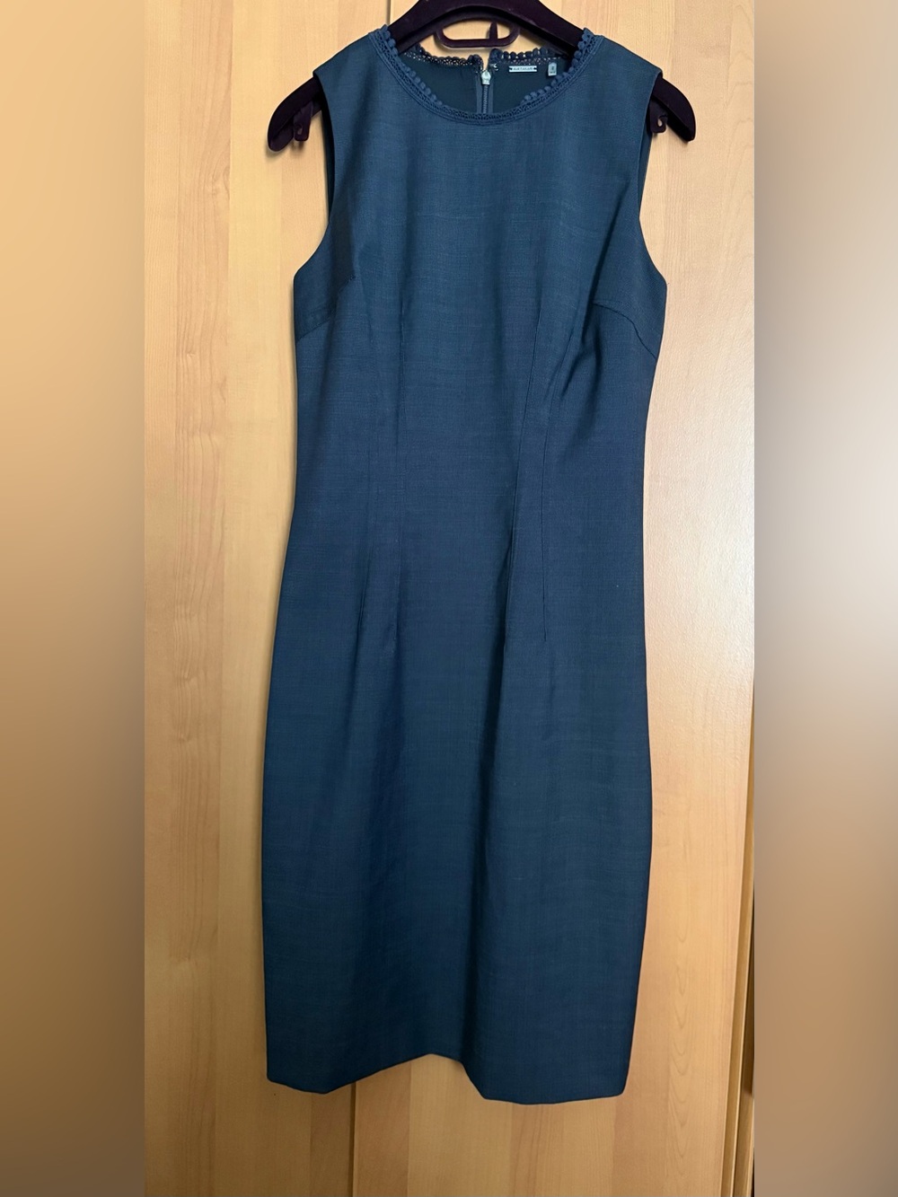 Elie Tahari Dark Teal Sheath Dress